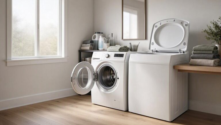 Bright & Clean Laundry Room Setup